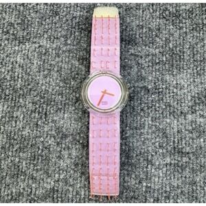 Swatch Watch Pop Orange Brush (PMK141) Purple Extraordinary UNTESTED Read